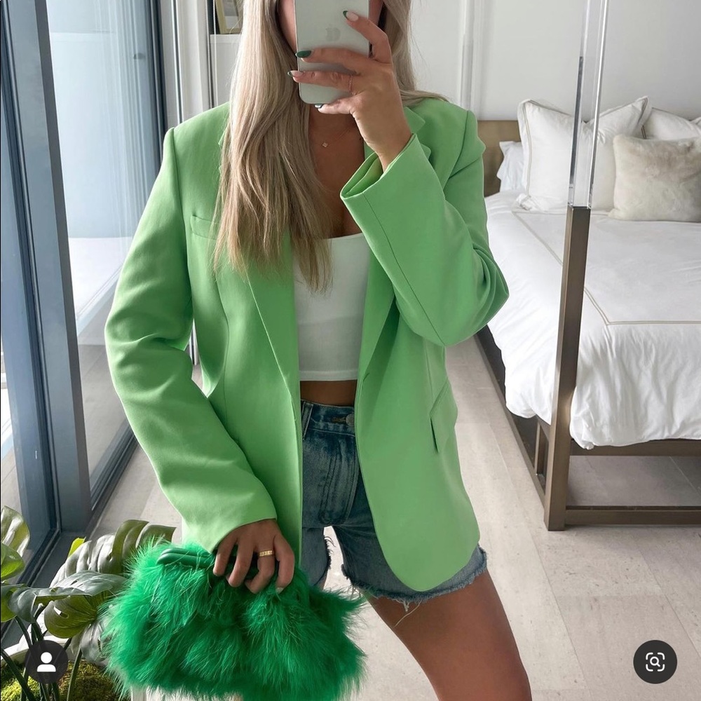 Zara oversized blazer bloggers fav
